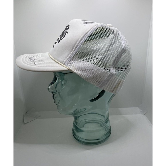 Vintage Mel Tillis Theater Branson MO White Trucker Hat Cap Mesh Snapback Signed - Picture 5 of 8